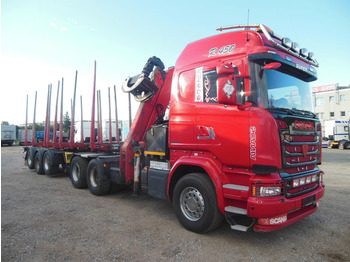 Camion grumier, Camion grue Scania R450,6X4, KRAN, EPSILON 170 + UMIKOV TELESKOP: photos 2