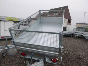 Remorque benne neuf Humbaur 3-Seitenkipper HTK 3500.31 Alu, mit Laubgitteraufsatz: photos 3