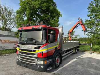 Camion plateau SCANIA P 410