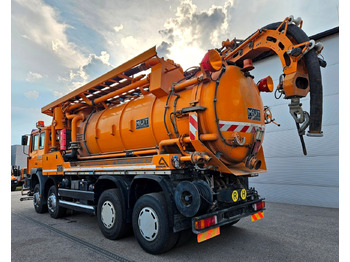Camion hydrocureur MAN FE35.410 8x6  Assmann Kanalspüler V2A Recycling: photos 3