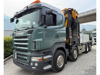 Crédit-bail de  Scania R500 V8 8x2, E5, Effer 585 6S + Flyjib + winch Scania R500 V8 8x2, E5, Effer 585 6S + Flyjib + winch: photos 1