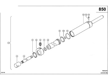 Vérin hydraulique CLAAS