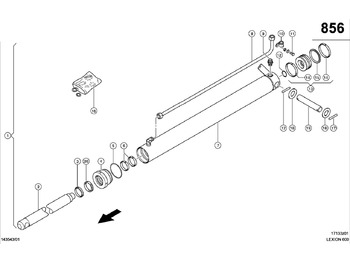 Vérin hydraulique CLAAS