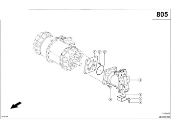 Moteur hydraulique CLAAS