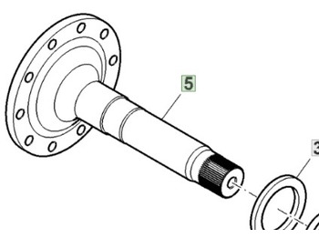 Essieu arrière JOHN DEERE