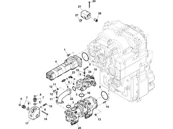 Pompe hydraulique JOHN DEERE