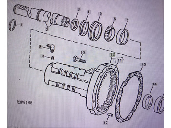 Essieu arrière JOHN DEERE