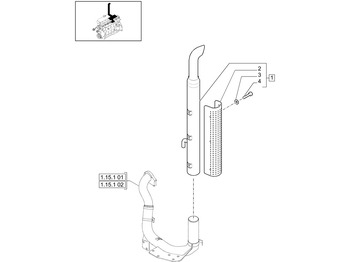 Silencieux NEW HOLLAND