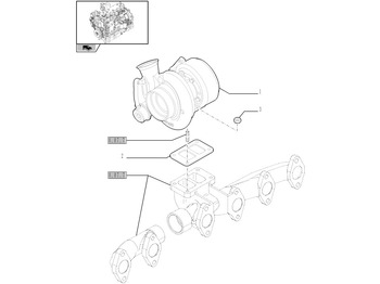 Turbocompresseur NEW HOLLAND