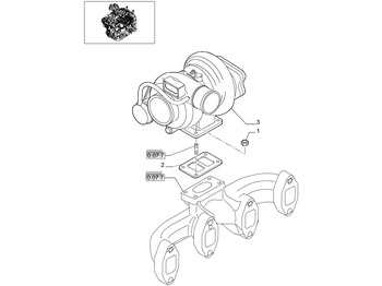 Turbocompresseur NEW HOLLAND