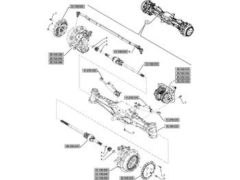 Commande de gouvernail NEW HOLLAND