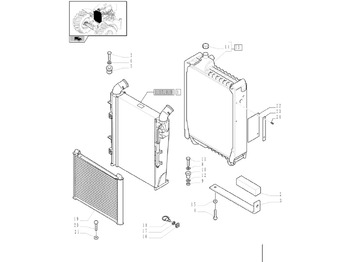 Radiateur NEW HOLLAND