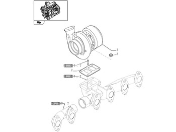 Turbocompresseur NEW HOLLAND