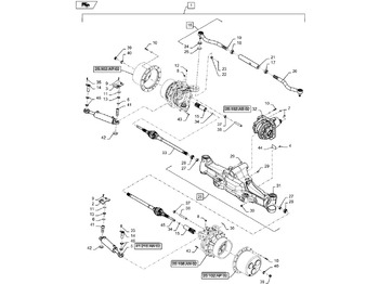 Commande de gouvernail NEW HOLLAND