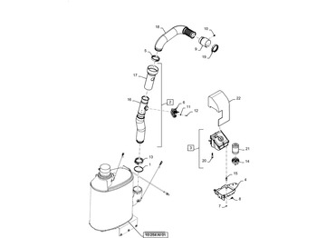 Système d'échappement NEW HOLLAND