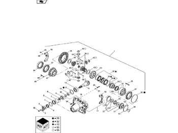Différentiel NEW HOLLAND