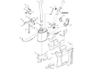 Silencieux NEW HOLLAND