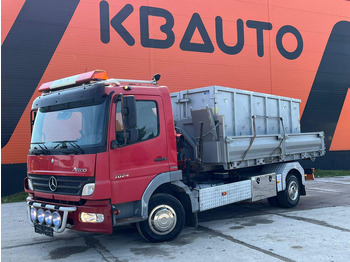 Camion ampliroll, Camion grue Mercedes-Benz Atego 1024 4x2 PK4100 + WINCH / HOOK LIFT L=3900 mm: photos 2