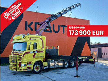 Camion plateau SCANIA G 490