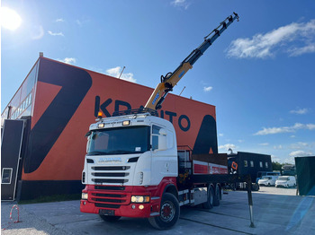 Camion plateau SCANIA R 500