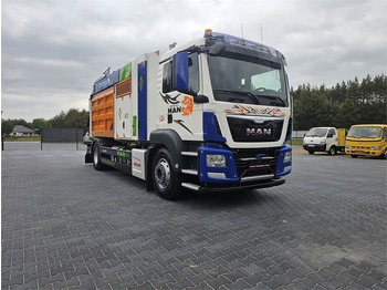 Camion hydrocureur MAN RSP ESE 18/4-KM Saugbagger vacuum cleaner excavato: photos 2