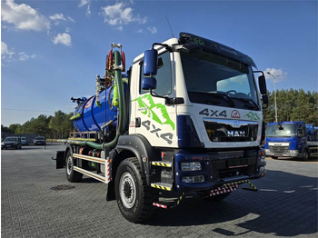 Camion hydrocureur MAN TGM 4x4 GAMON PW8 for collecting liquid waste sepa: photos 2