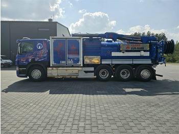 Camion hydrocureur Scania KAISER EUR-MARK PL 8 Vacuum suction-blowing loader: photos 4