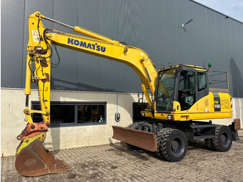 Pelle sur pneus KOMATSU PW140