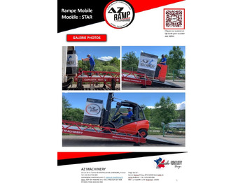 Rampe de chargement neuf Loading Ramp with with hydraulic tilting bridge -  AZ RAMP - STAR- 15T. 15 ton capacity: photos 4
