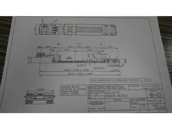 Semi-remorque surbaissé Nooteboom EURO-38-02 2 AXLE LOW LOADER: photos 4