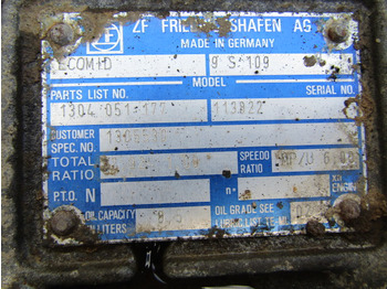 Boîte de vitesse pour Camion DAF 75 ZF ECOMID GEARBOX TYPE 95109: photos 3