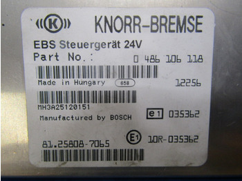 Bloc de gestion pour Camion MAN TGS EBS ECU P/NO 81.25808.7065: photos 2