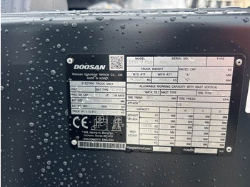 Chariot élévateur électrique Doosan B15T-7 PLUS: photos 5