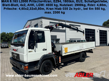 Camion plateau MAN 8.163