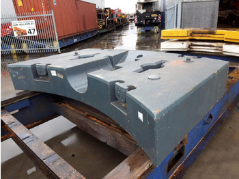 Contrepoids pour Grue mobile Terex Terex explorer 5500 counterweight 11,0 ton: photos 4