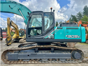 Pelle sur chenille New Holland Kobelco E305C EVO: photos 2