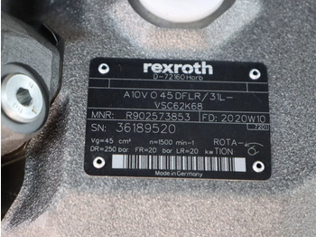 Pompe hydraulique pour Engins de chantier neuf REXROTH A10VO45DFLR/31L-VSC62K68: photos 4