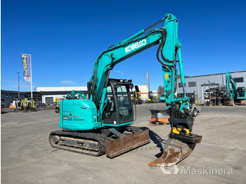 Pelle sur chenille Grävmaskin Kobelco SK75SR-3E: photos 3 Pelle sur chenille Grävmaskin Kobelco SK75SR-3E: photos 3