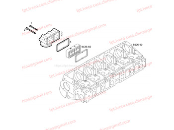 Joint moteur pour Bus FPT IVECO CASE Cursor9Bus F2CFE612D*J231/F2CFE612A*J098 5802748674 FLAT GASKET ENGINE 504154202: photos 4