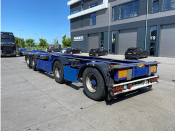 Semi-remorque porte-conteneur/ Caisse mobile Broshuis 2Connect 2AKCC / 4 Axles / 3x Steering Axle / 2x Lift Axle: photos 3