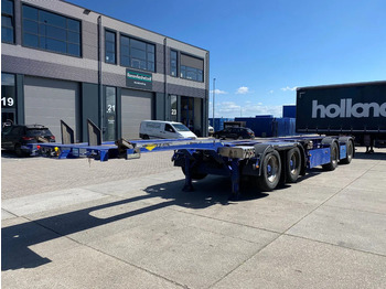 Semi-remorque porte-conteneur/ Caisse mobile Broshuis 2Connect 2AKCC / 4 Axles / 3x Steering Axle / 2x Lift Axle: photos 4