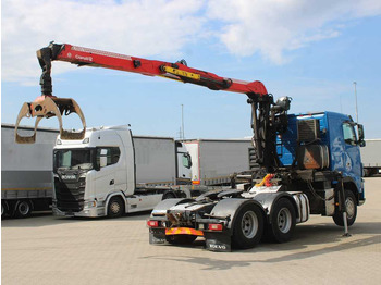 Tracteur routier Volvo FHL 3C, EURO 5EEV, 6X4, CRANAB TZ12.2 HYDRAULIC ARM: photos 3