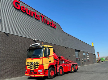 Camion ampliroll, Camion grue Mercedes-Benz Arocs 3253 L ENA 8X2/4 HMF2820 KRAAN / KRAN/ CRA: photos 2