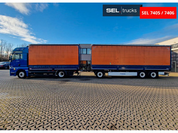 Camion à rideaux coulissants MAN TGX 18.580