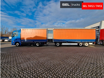 Camion à rideaux coulissants MAN TGX 18.580