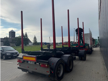 Camion grumier, Camion grue pour transport de bois Scania R 730 + NARKO trailer: photos 4