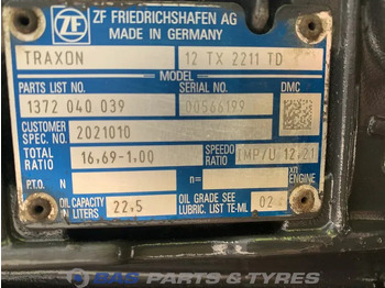 Boîte de vitesse pour Camion ZF XF106 DAF 12TX2211 TD TraXon Versnellingsbak 2134274: photos 5
