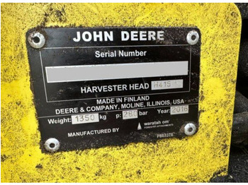 Abatteuse John Deere 1470E 6W +(2016) H415: photos 5