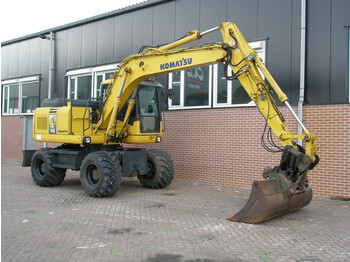 Pelle sur pneus Komatsu PW140-7: photos 3