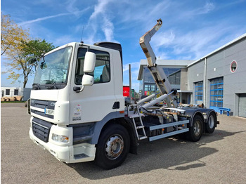 Crédit-bail de DAF CF85-410 / 6X2 / DEB / DALBY HOOK 15TON / AIRCO / ONLY:744381 KM / MANUAL / EURO-5 / 2012 DAF CF85-410 / 6X2 / DEB / DALBY HOOK 15TON / AIRCO / ONLY:744381 KM / MANUAL / EURO-5 / 2012: photos 1